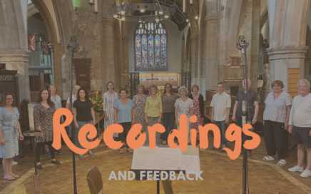Total Choir Recordings & feedback